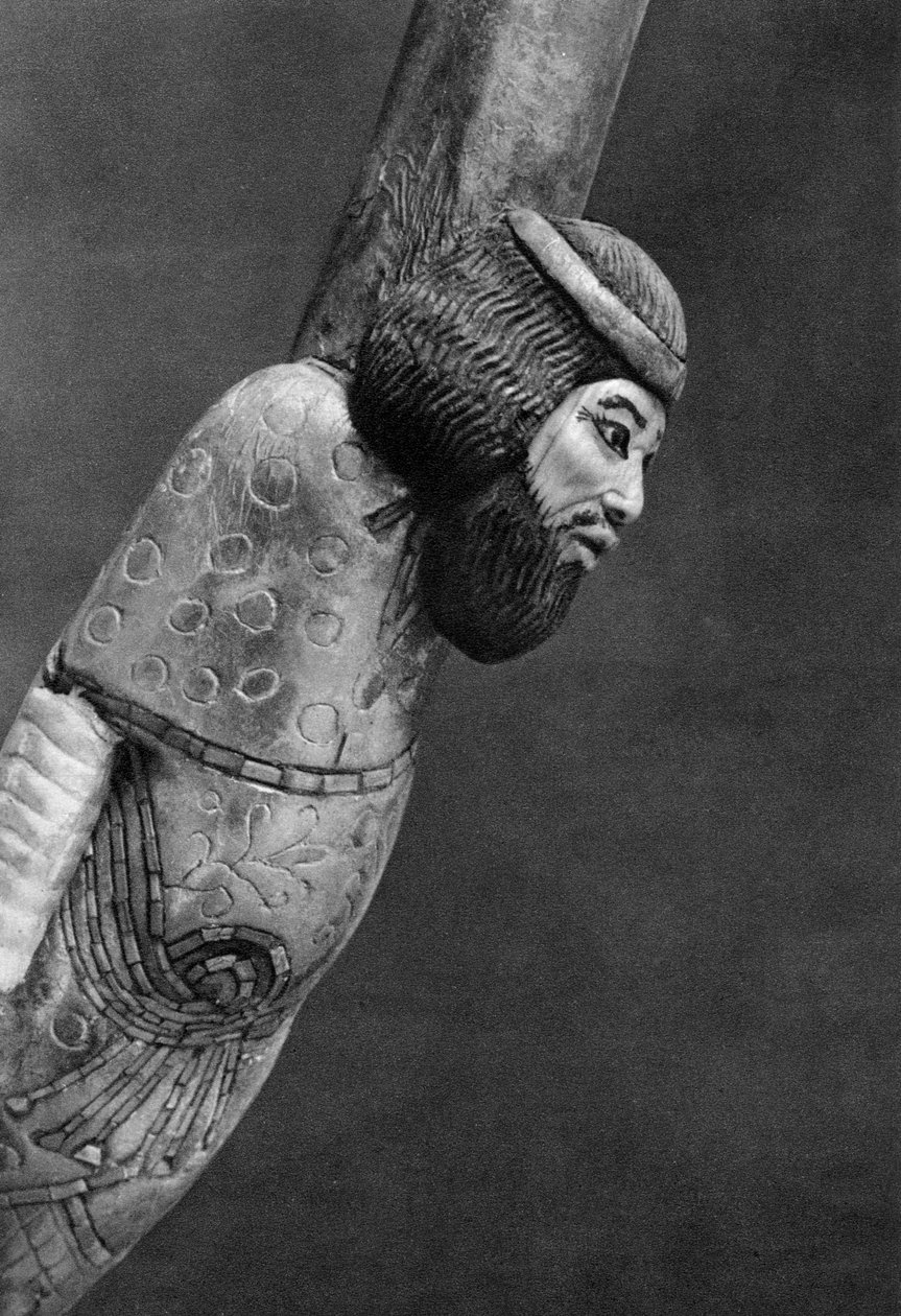 アジア人男性の姿、c1350 BC 1936 作： 不明