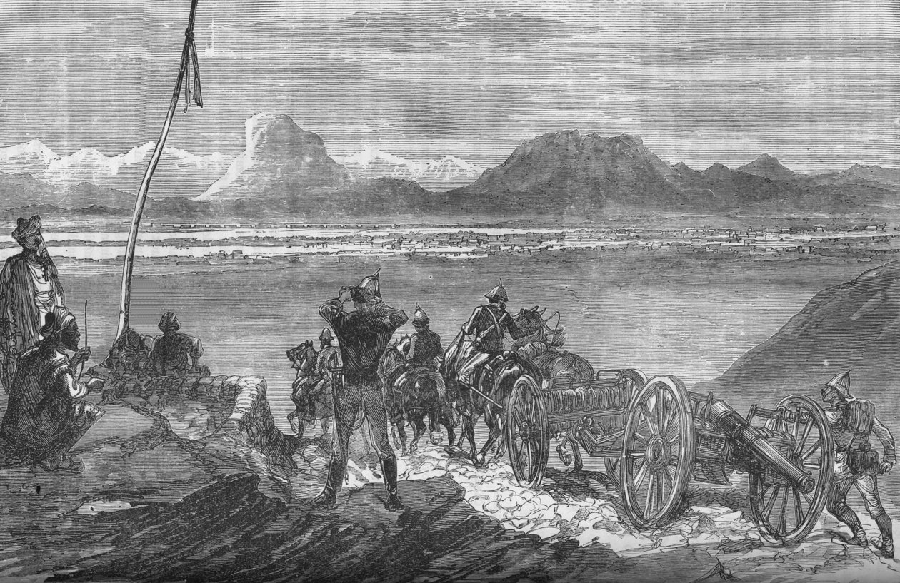 カンダハールの最初の光景、c1880 作： 不明