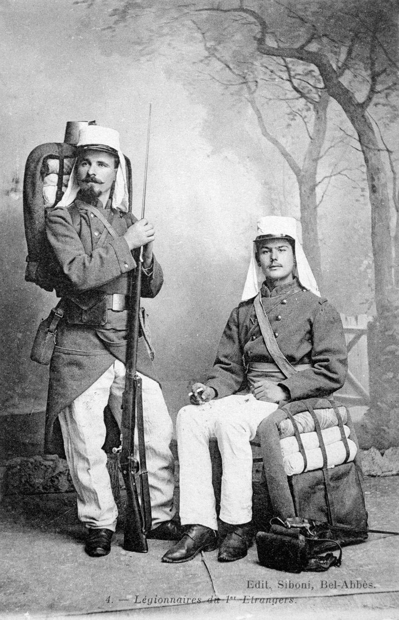 1915年アルジェリア、シディベルアベスフランス外人部隊