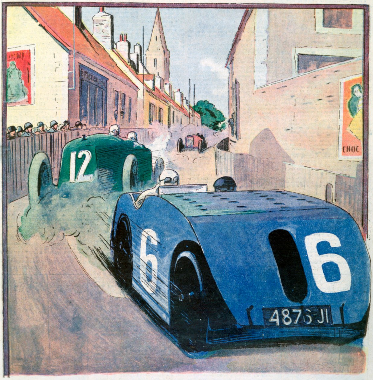 フランスグランプリ、トゥーレーヌサーキット、トゥール、フランス、1923 作： 不明