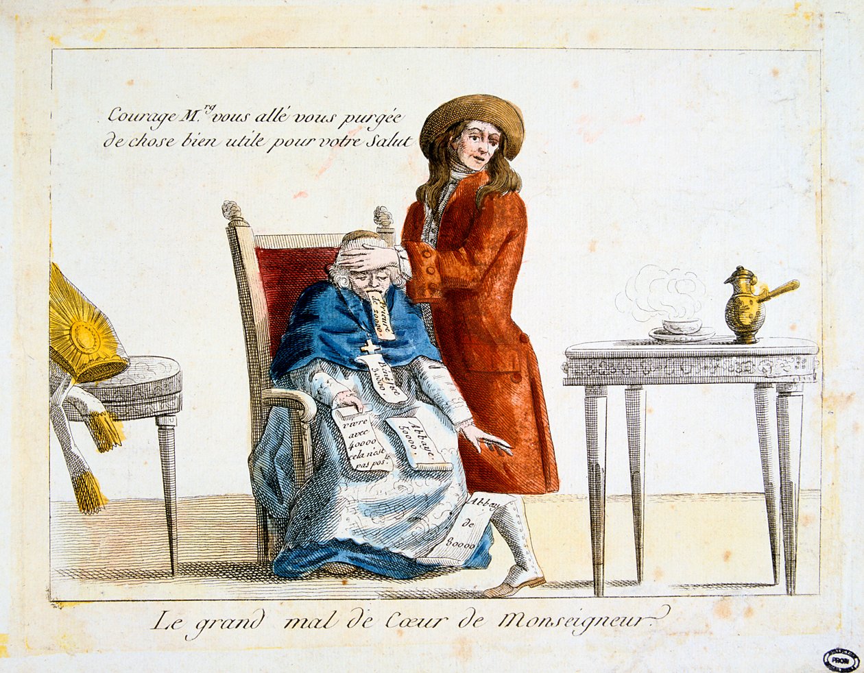 1789年フランス革命：反聖職者主義 作： 不明