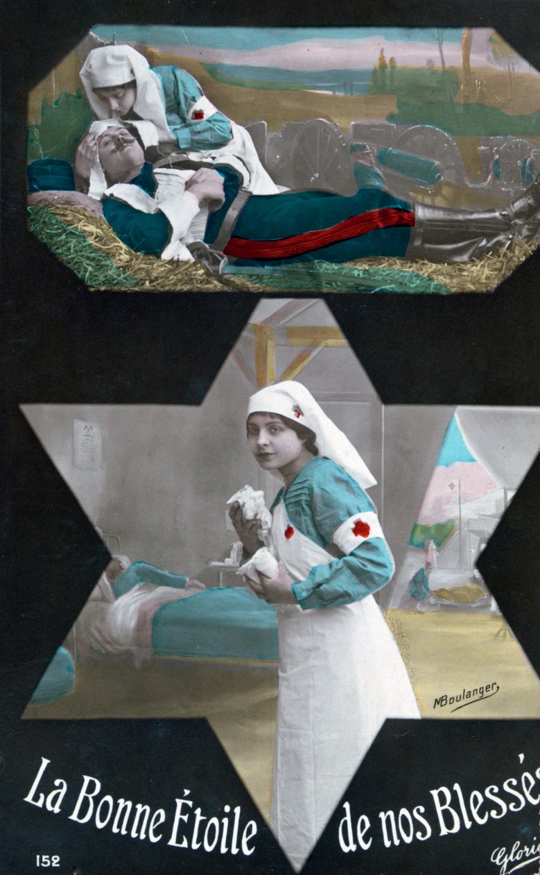 フランス第一次世界大戦のはがき、1914-1918 作： 不明