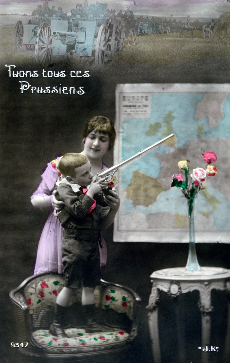 フランス第一次世界大戦のはがき、1914-1918 作： 不明