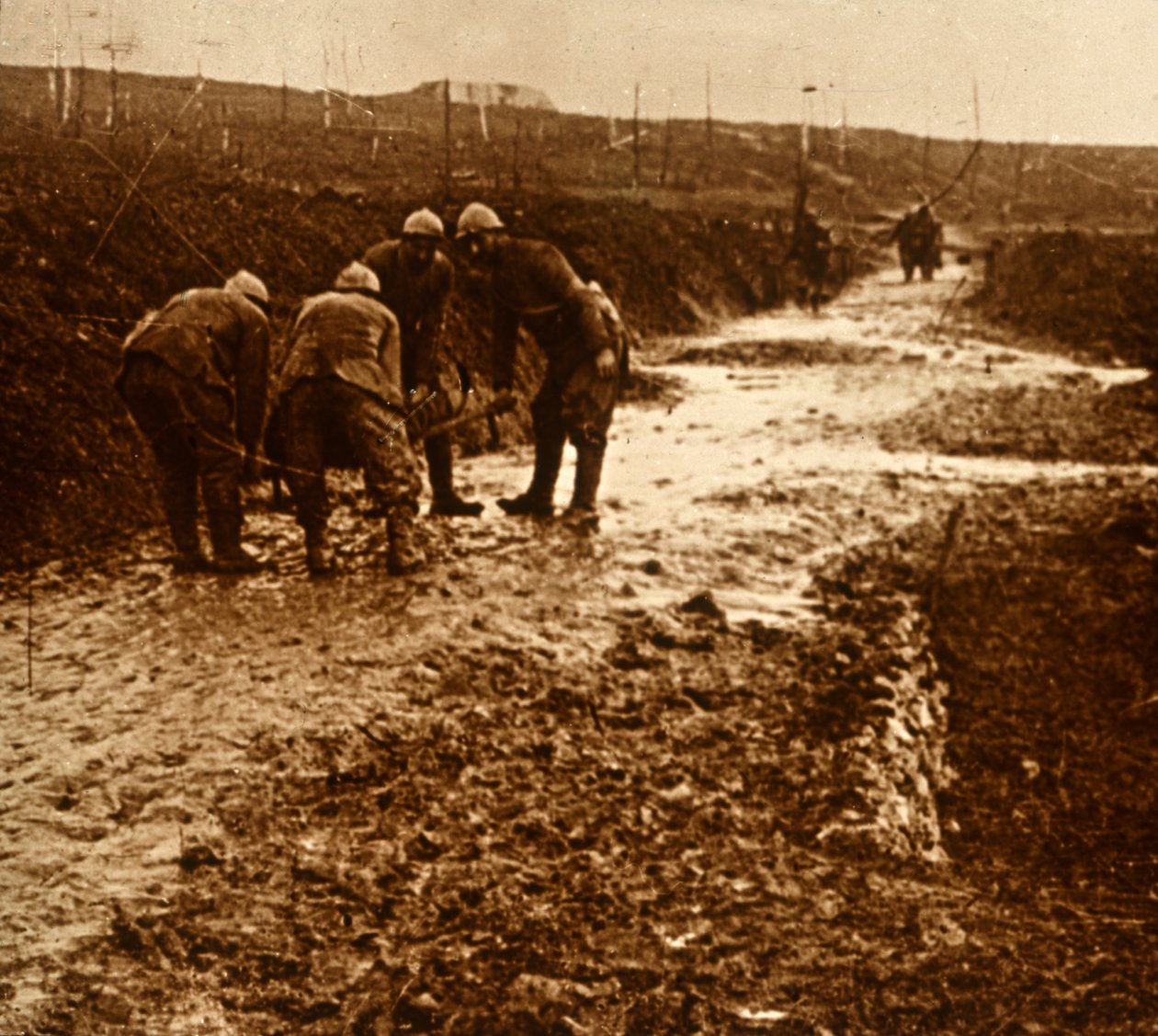 フランスの兵士、フロイデテール、フランス、c1914-c1918 作： 不明