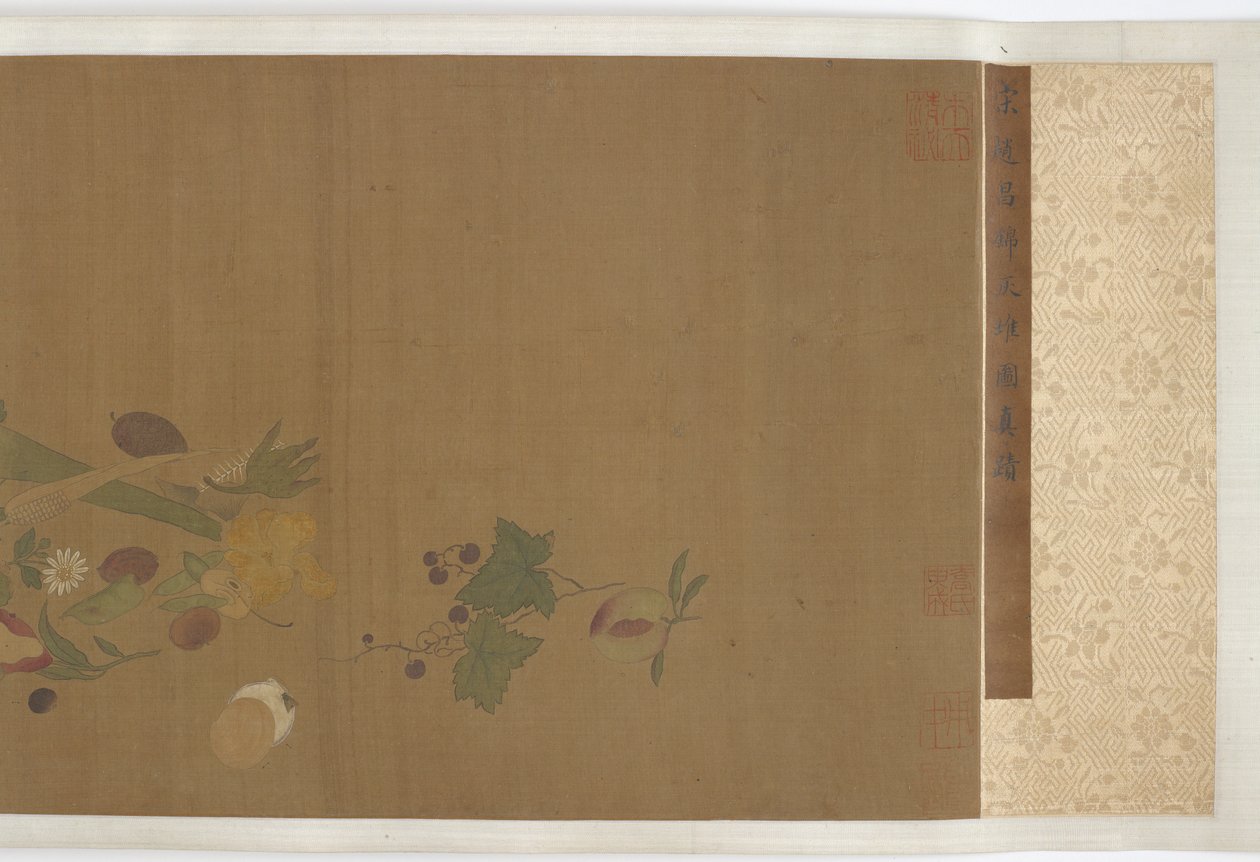 果物、野菜、花、昆虫、明王朝、1368-1644。 作： 不明