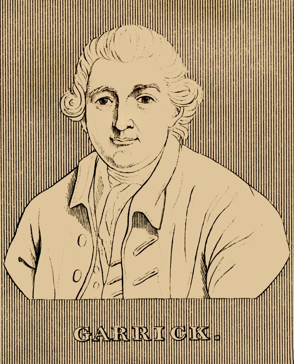 ギャリック、1717-1779、1830。 作： 不明