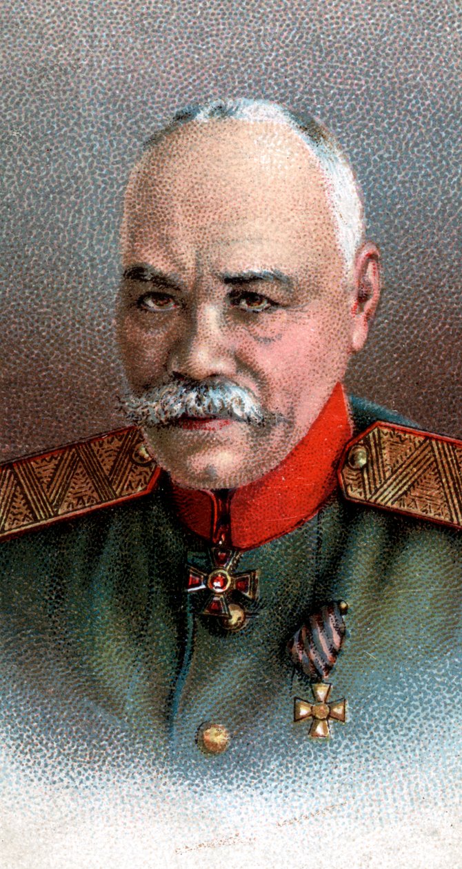 ミハイルヴァシレヴィチアレクセイエフ1857-1918、ロシア兵、1917年 作： 不明