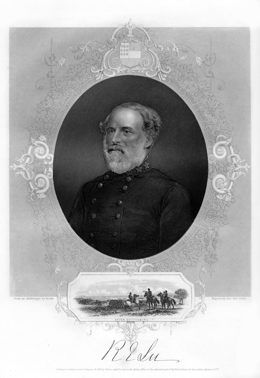 ロバート・イー・リー将軍、南軍将軍、1862-1867 作： 不明