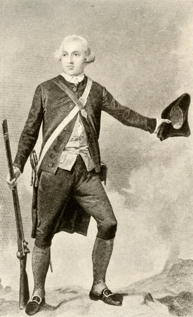 ウォーレン将軍、分官の服を着た、c1760、1937。 作： 不明