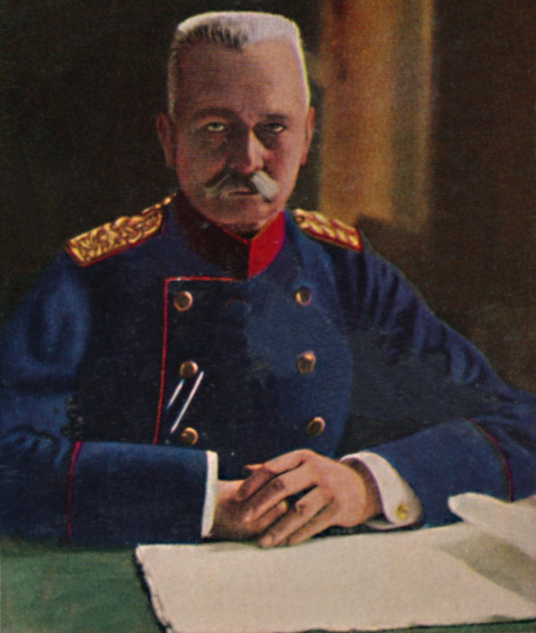 フォンファルケンハイン将軍1861-1922、1934年。 作： 不明