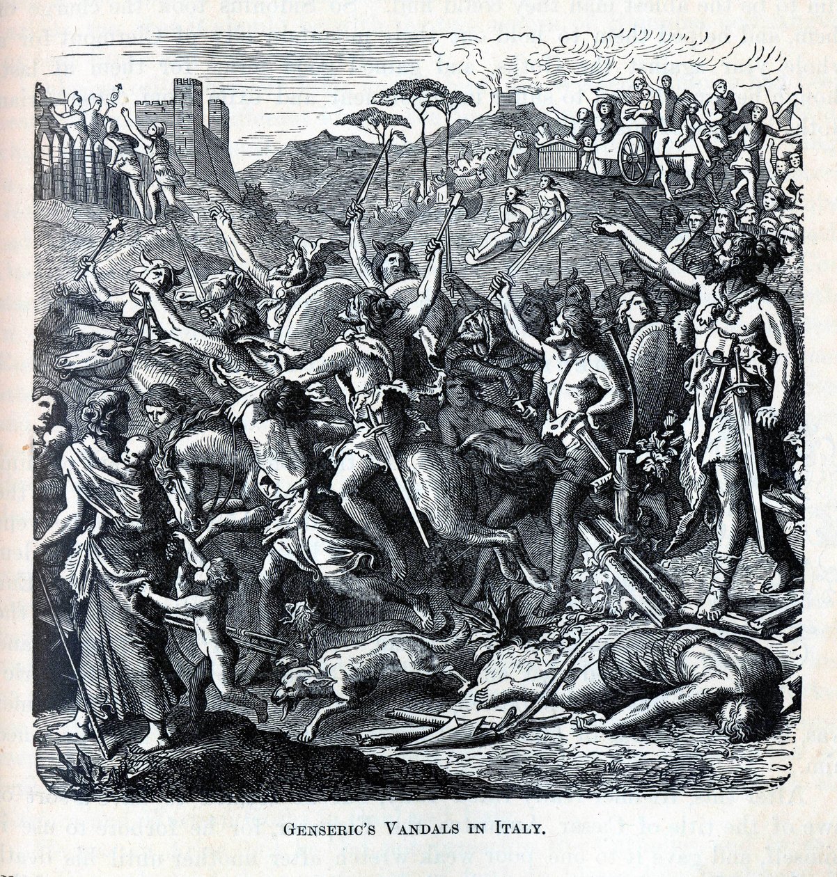 Genserics Vandals in Italy、1882 作： 不明