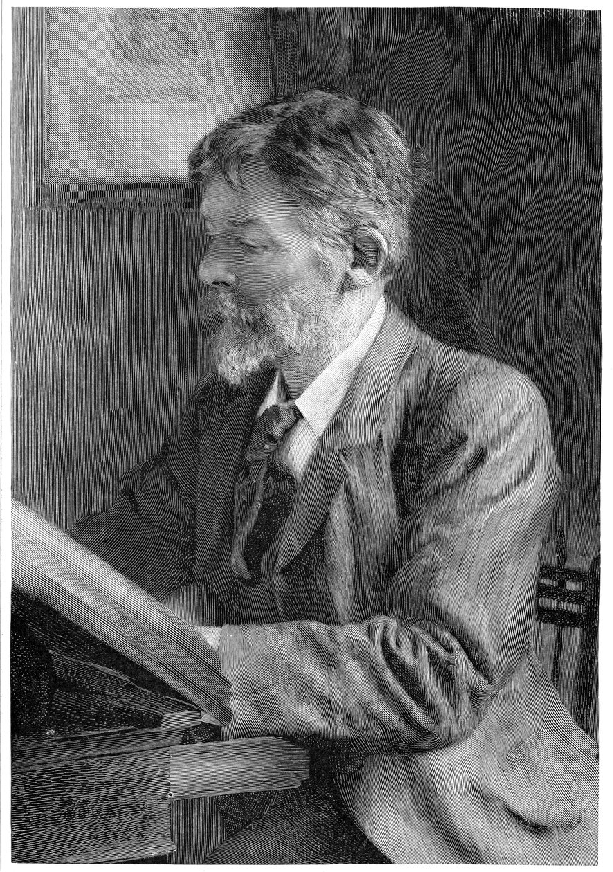 ジョージデュモーリエ、イギリスの作家、アーティスト、c1890 作： 不明