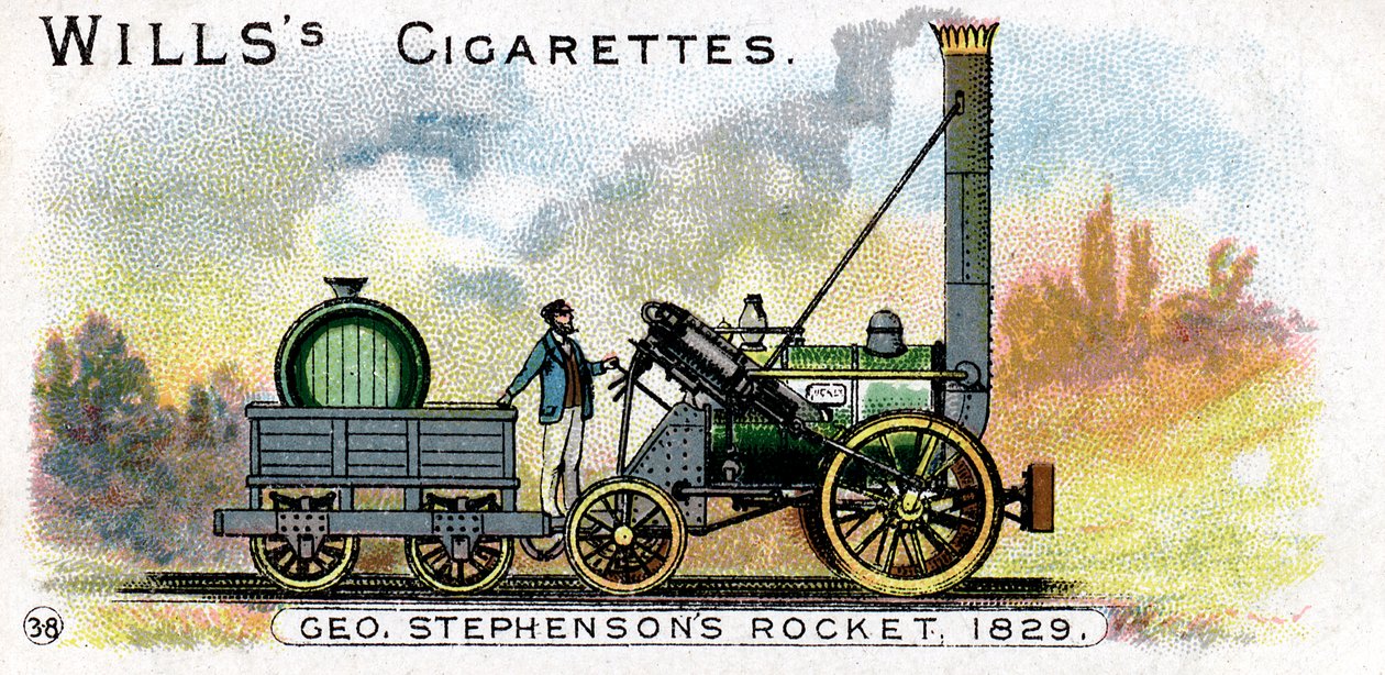 ジョージスティーブンソンズ機関車ロケット、1829年1900年