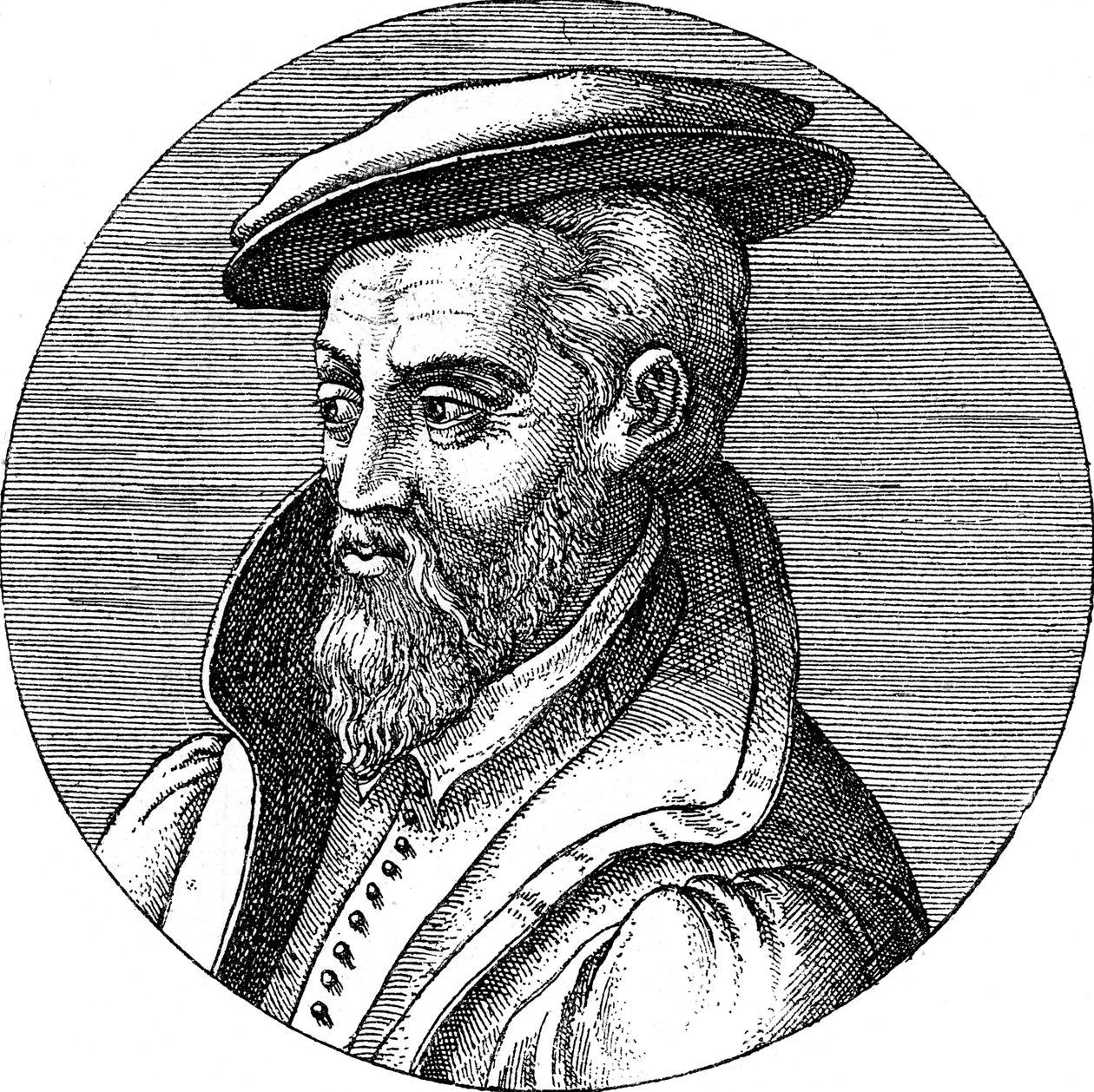 Georgius Agricola 1494-1555、ドイツの医師、鉱物学者、冶金学者、c1890 作： 不明