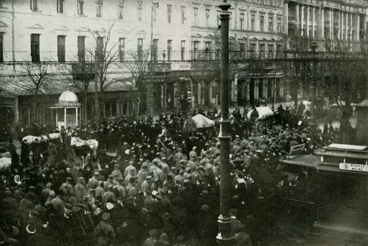 ワルシャワのドイツ人囚人、1919年。 作： 不明