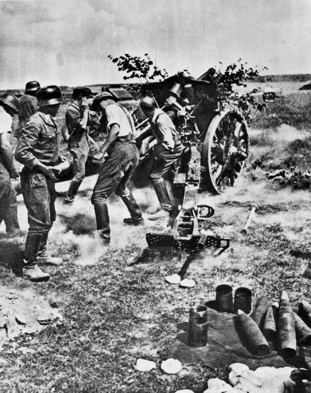 1941年の東部戦線でのドイツ砲兵の活動 作： 不明