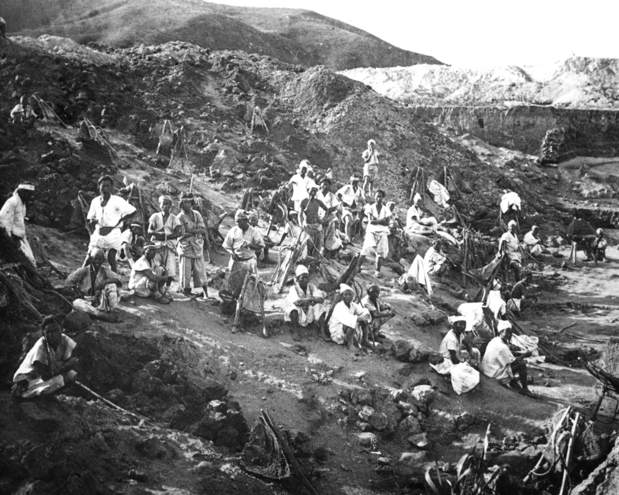 金鉱、韓国、c1900 作： 不明