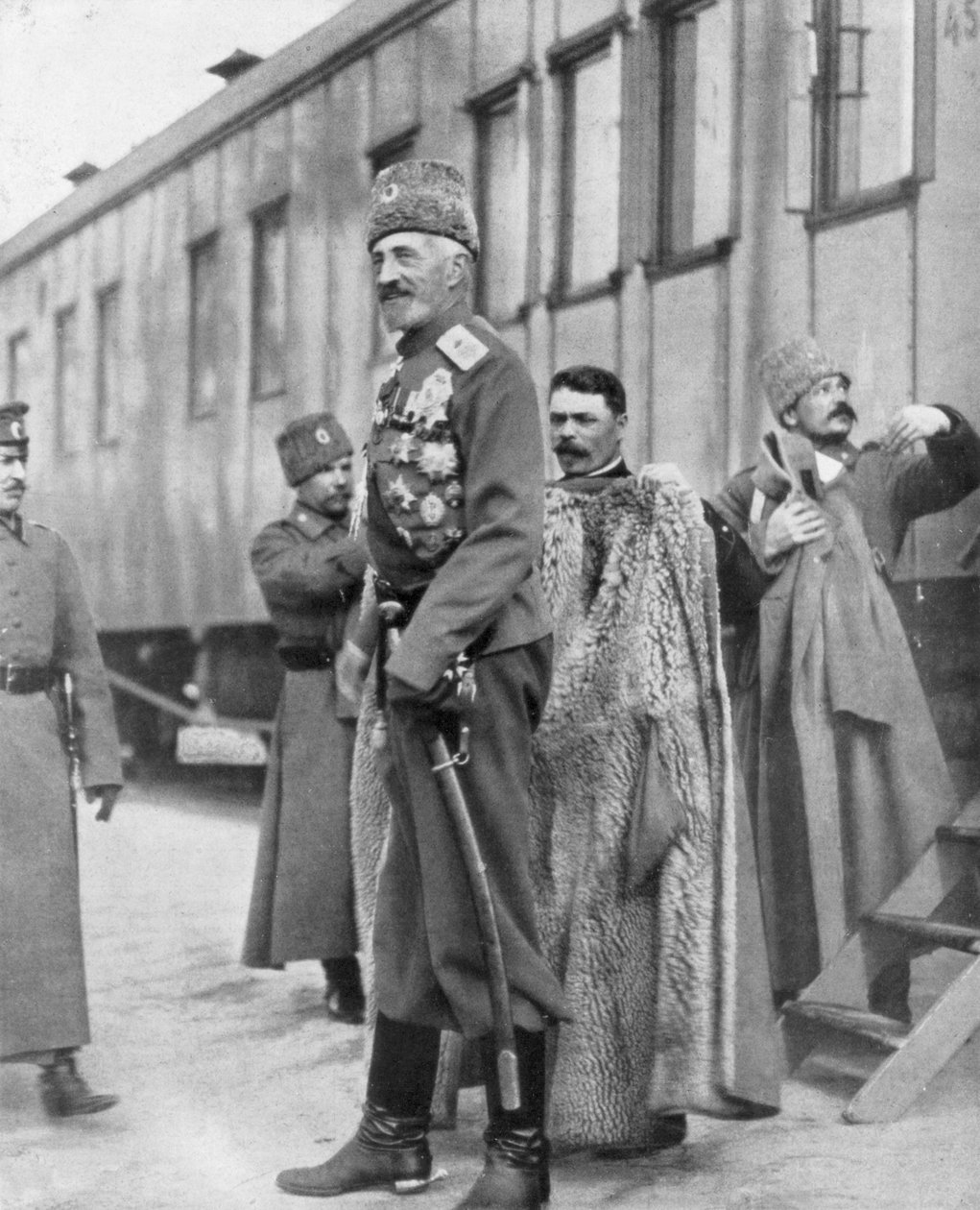 1917年3月16〜17日、第一次世界大戦ロシア将軍、ニコライニコライエヴィッチ大公 作： 不明