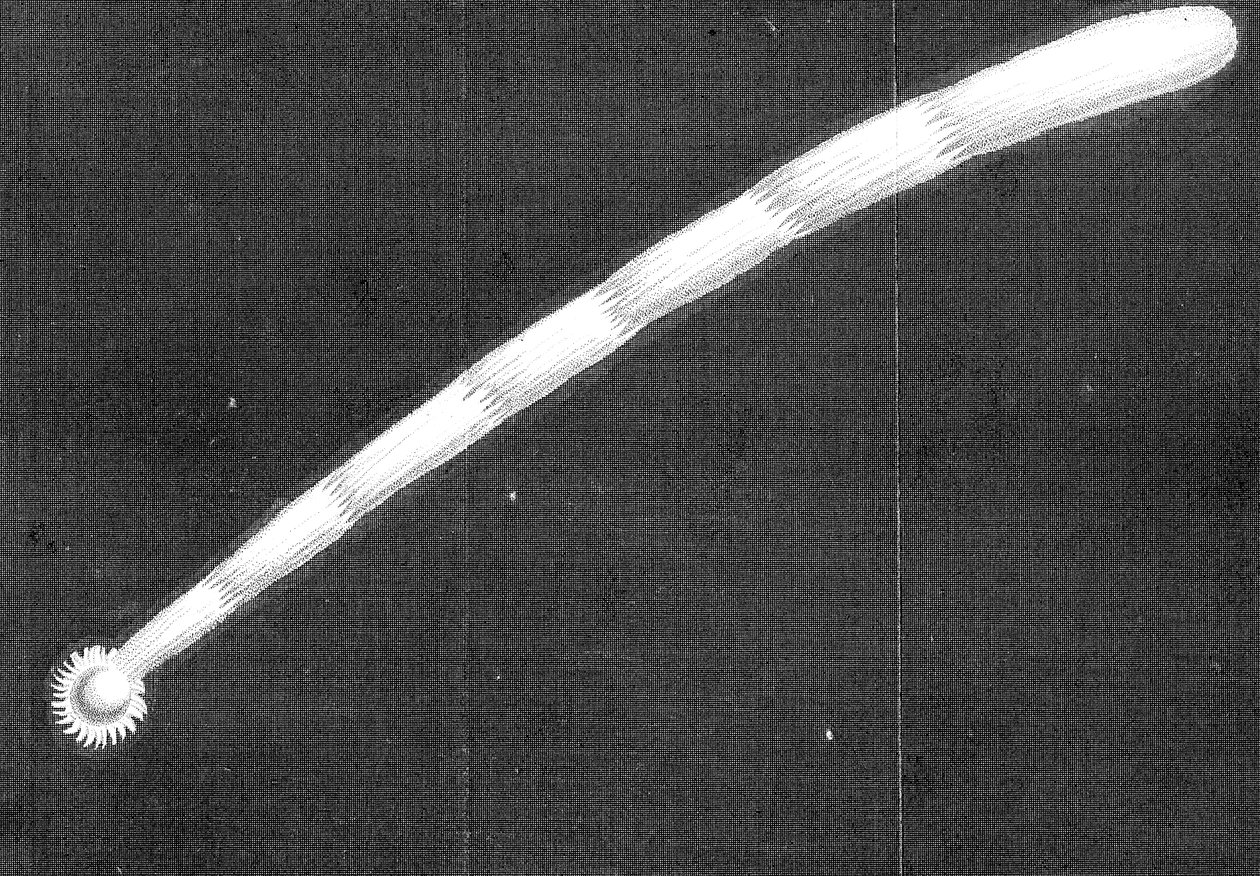 太陽に近づいて現れた1680キルヒの大彗星 作： 不明