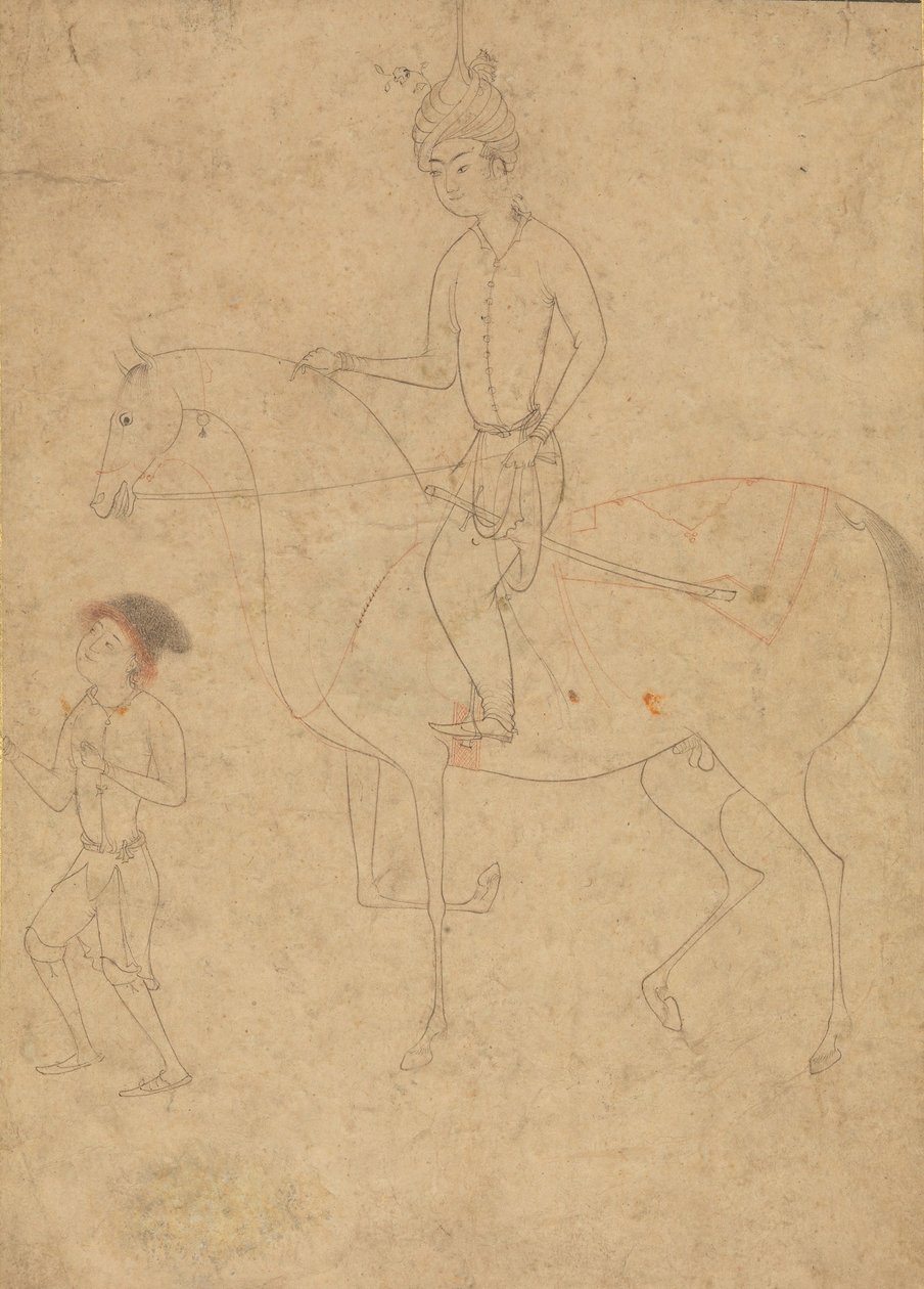 新郎とライダー、1540-50。 作： 不明