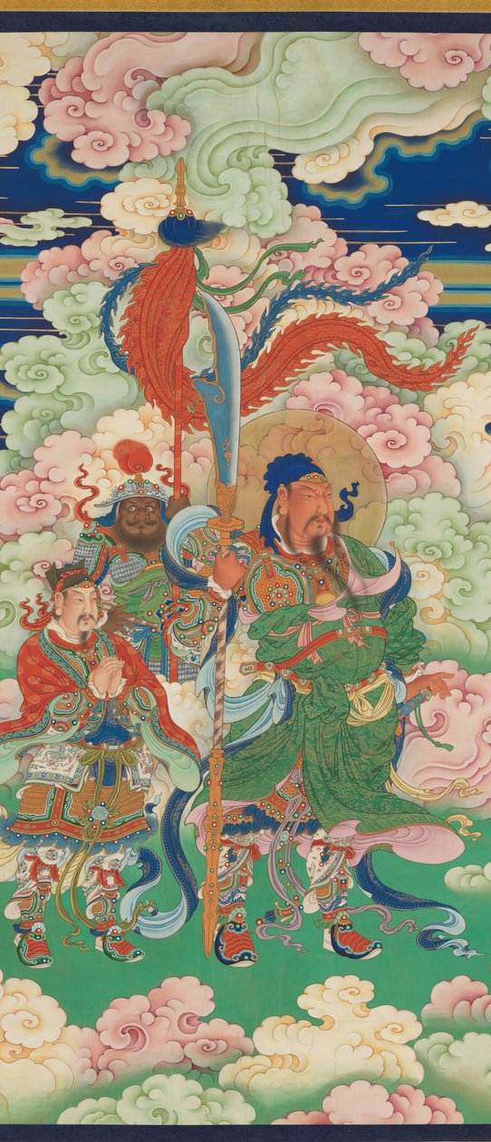 関羽、1700年頃。 作： 不明