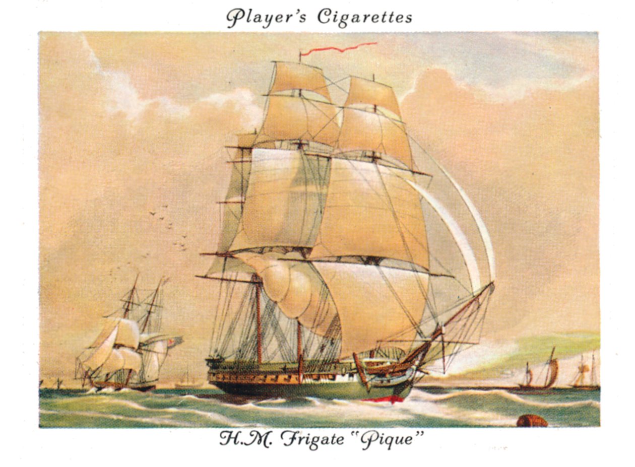 HMFrigate Pique、1936年。 作： 不明