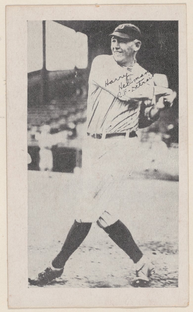 Harry Heilmann、R.F、デトロイト、ベースボール ストリップ カード W575-2、ca. 1921-22。 作： 不明