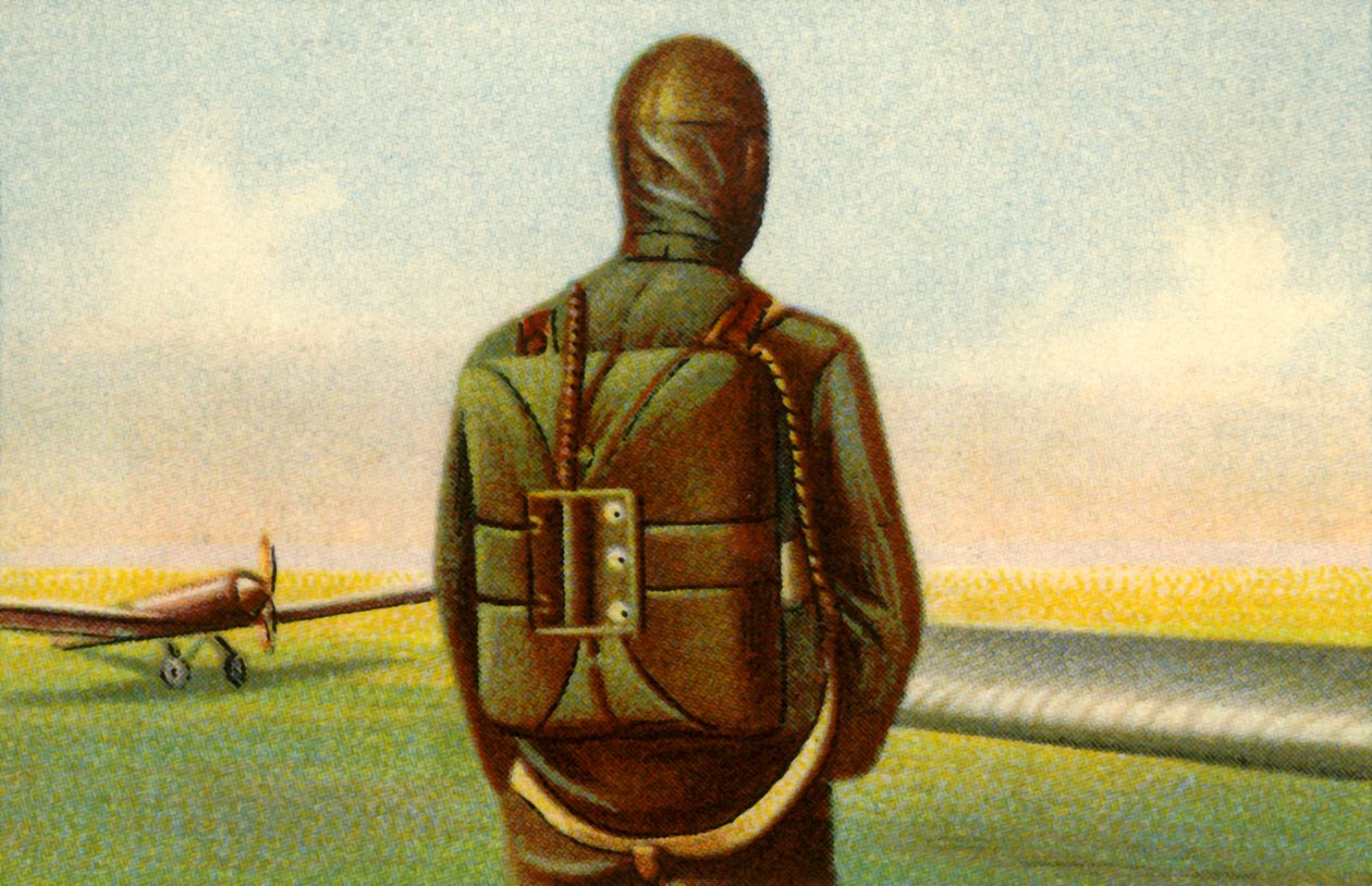 ハイネケパラシュート、c1918、1932。 作： 不明