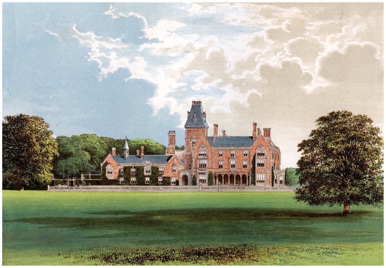 ヘムステッド公園、ケント州ステープルハースト近く、クランブルック子爵の家、c1880 作： 不明