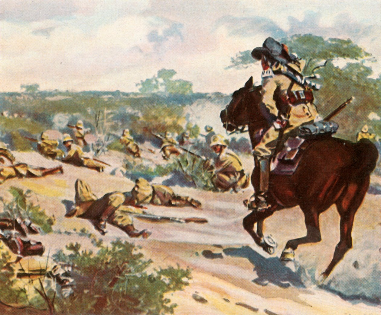 1936年1905年10月29日、ファルグラスでの戦闘でヘンドリックウィットボイは致命傷を負った。 作： 不明