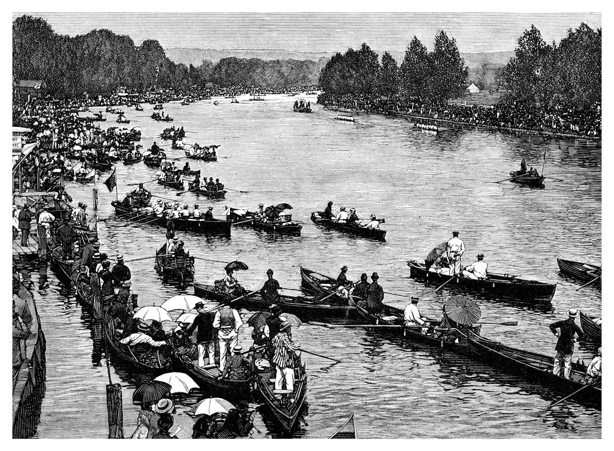 ヘンリーレガッタ、オックスフォードシャー、1882 作： 不明