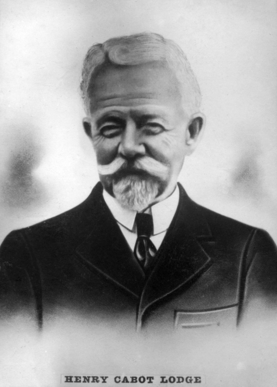 ヘンリーキャボットスリムロッジ1850-1924、アメリカ共和党上院議員、歴史家、c1910 作： 不明
