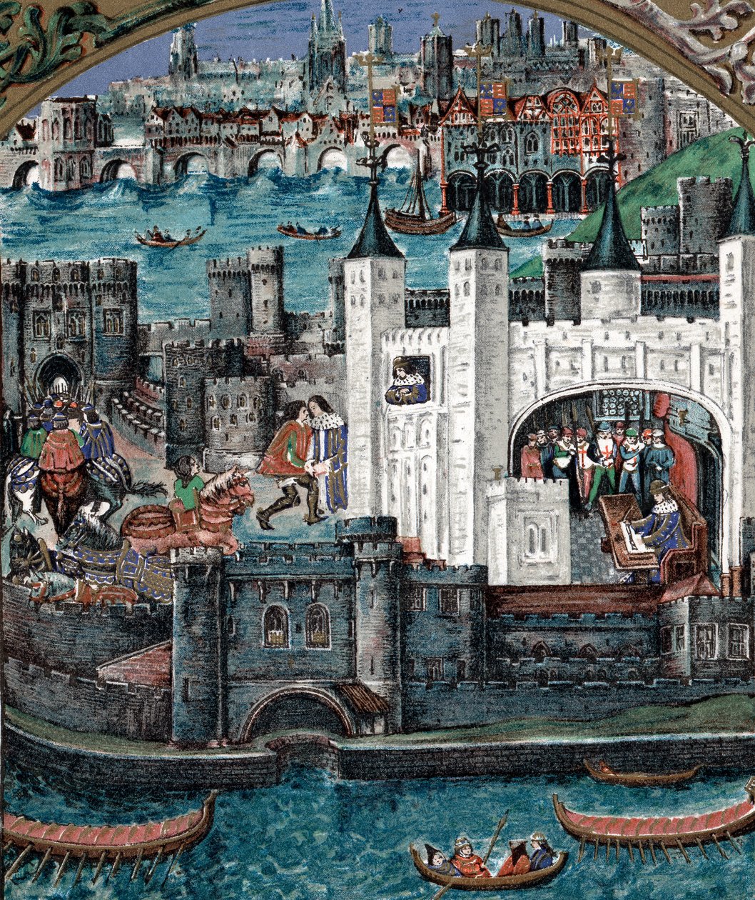 ロンドン塔のヘンリー7世、1485〜1509年 作： 不明
