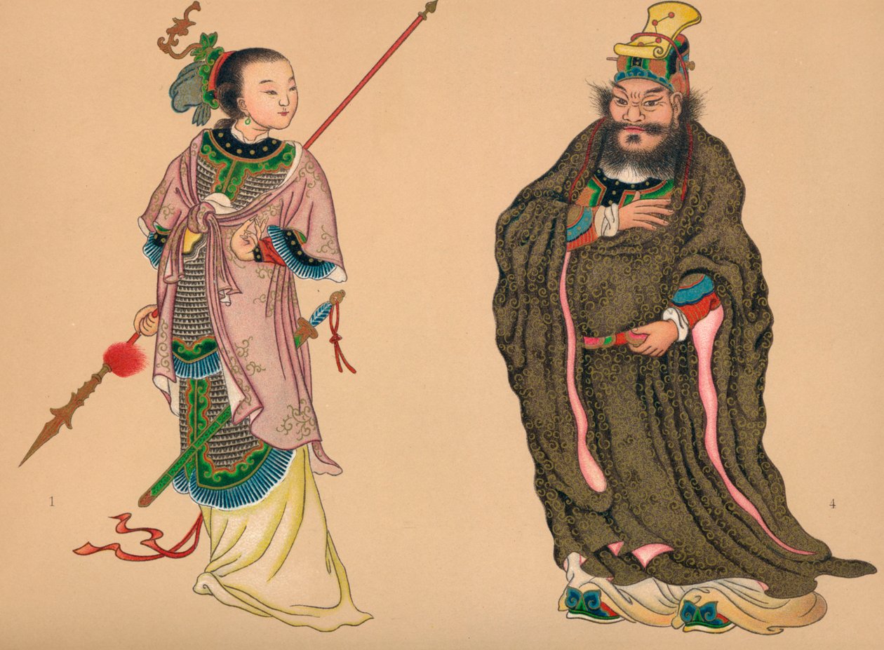 中国の歴史の英雄とヒロイン、c1903、1904 作： 不明