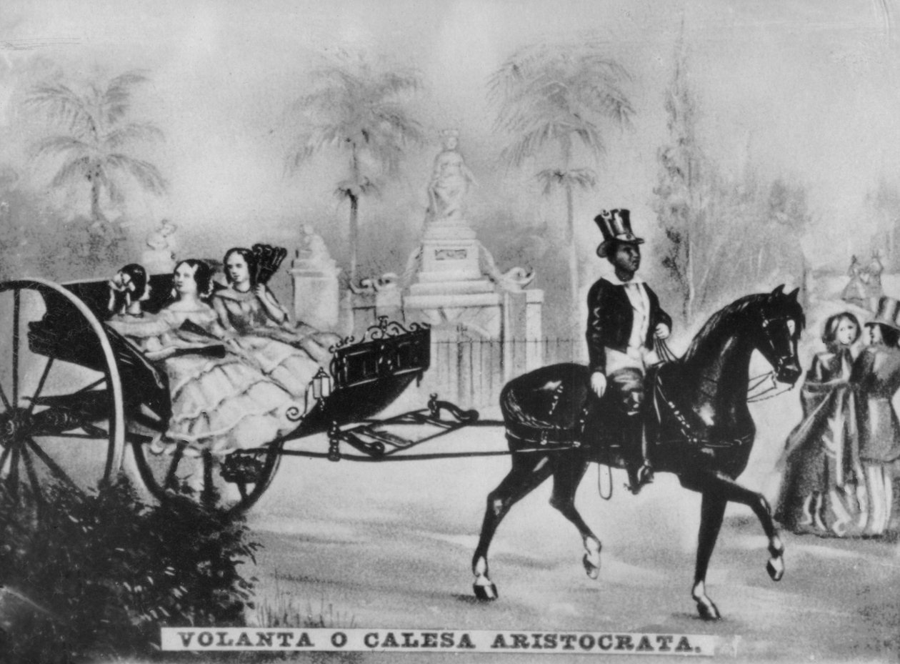 貴族の馬と馬車、c1910 作： 不明