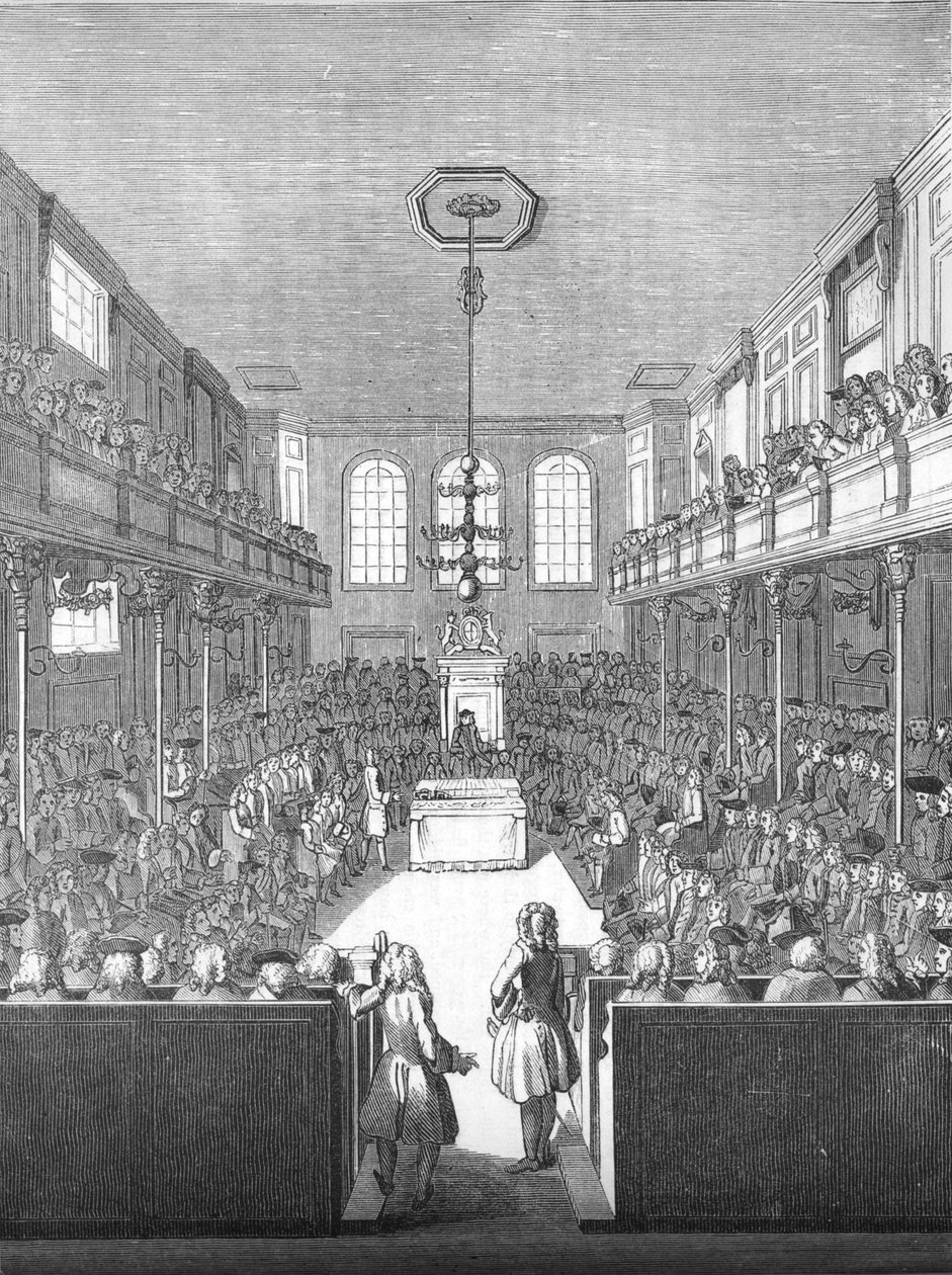 1845年のジョージ2世の下院 作： 不明