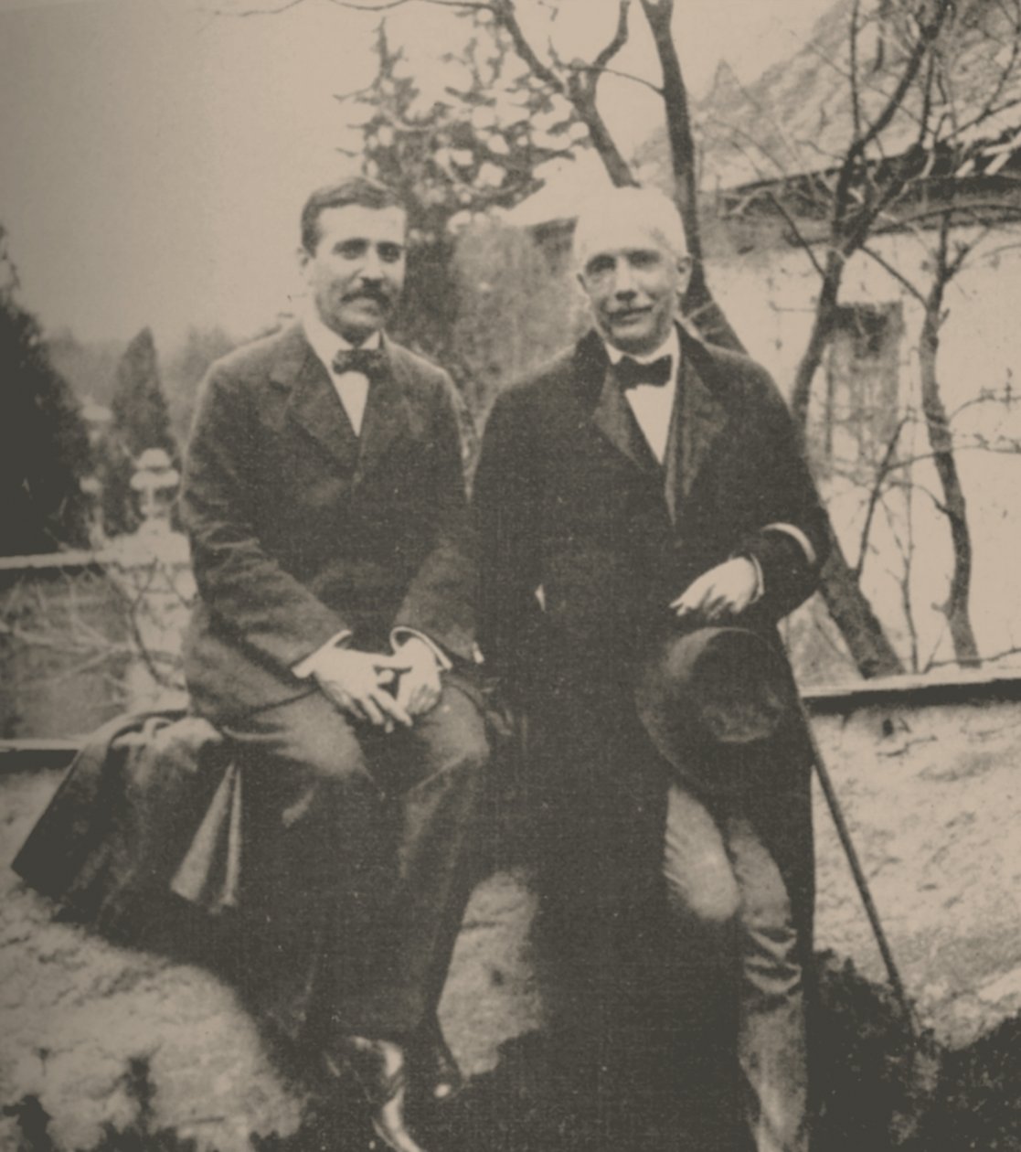 Hugo von Hofmannsthal 1874-1929およびRichard Strauss 1864-1949、1912。 作： 不明