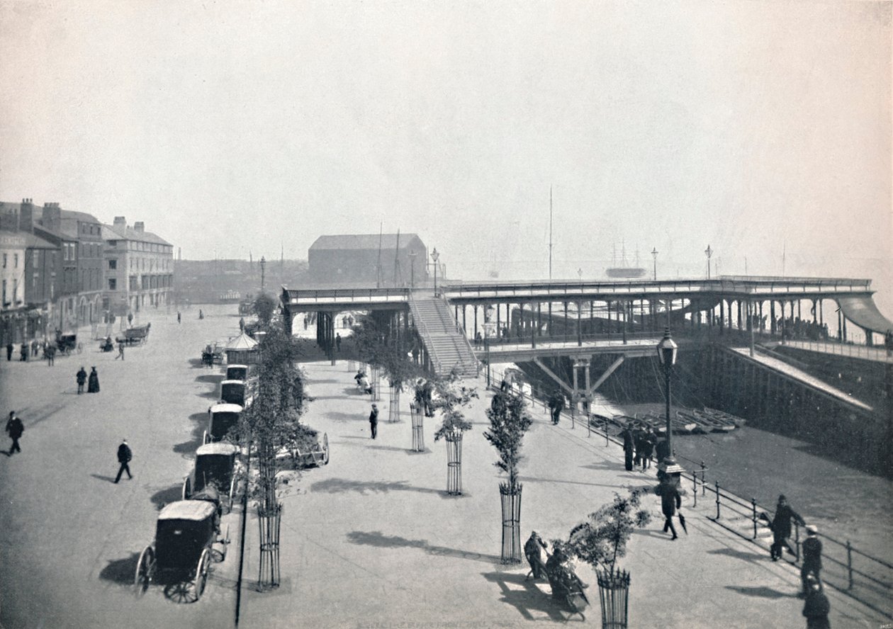 船体-桟橋とフロント、1895 作： 不明