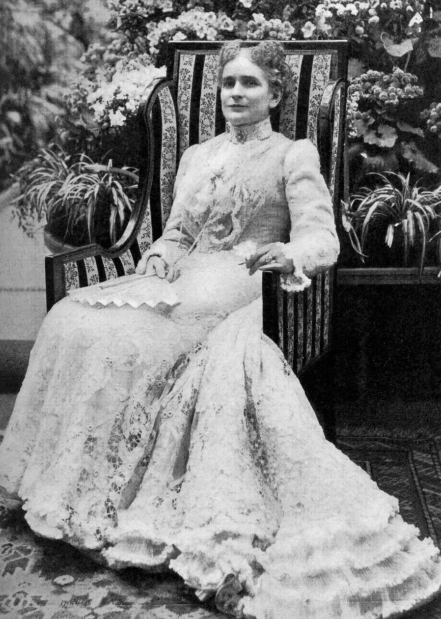 アイダサクストンマッキンリー、アメリカ大統領ウィリアムマッキンリーの妻、c1900、1908 作： 不明