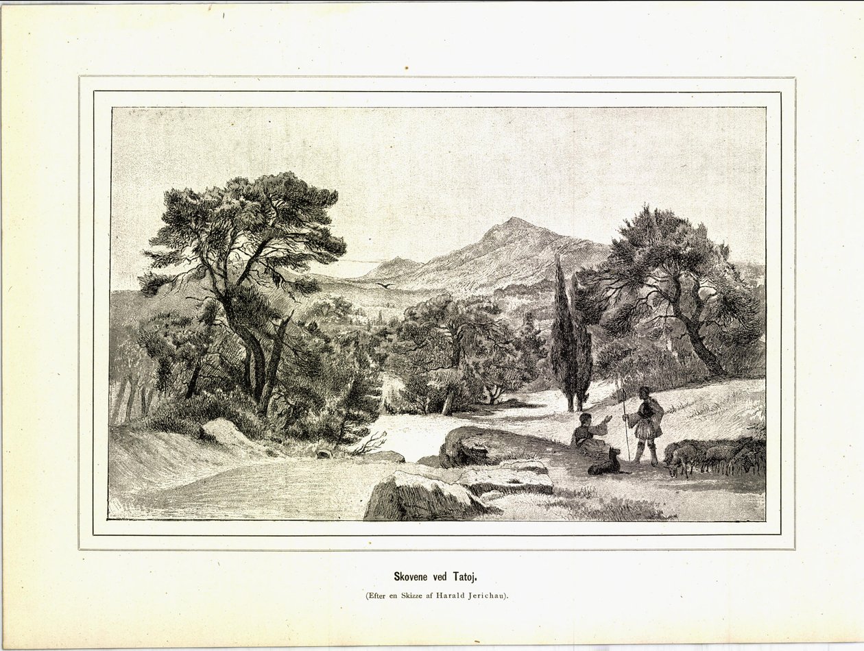 イラストは、Jerichau-Baumann, Elisabeth著、Forlagsbureauet発行のBrogede rejsebilleder（1881年、コペンハーゲン）より引用。 作： 不明