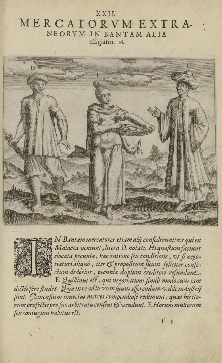 著者不明、Excudebat Matthaeus Beckerus発行のIndia Orientalisからの抜粋。 作： 不明