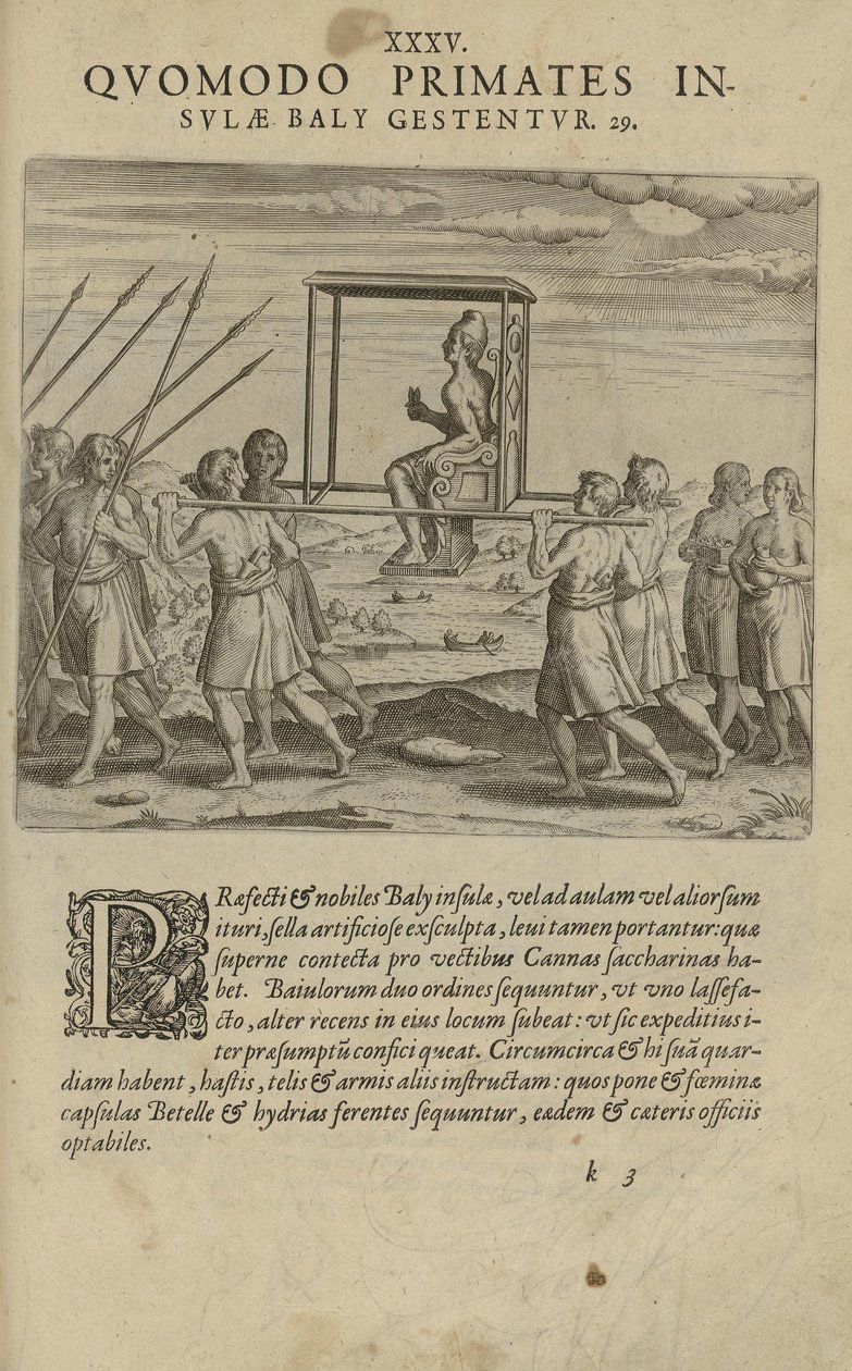 著者不明、Excudebat Matthaeus Beckerus発行のIndia Orientalisからの抜粋。 作： 不明