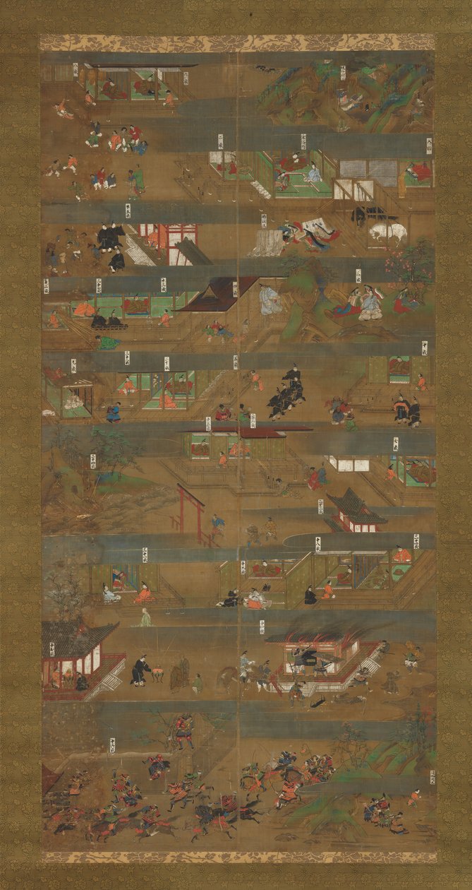 聖徳太子絵伝 聖徳太子絵伝、14世紀。 作： 不明