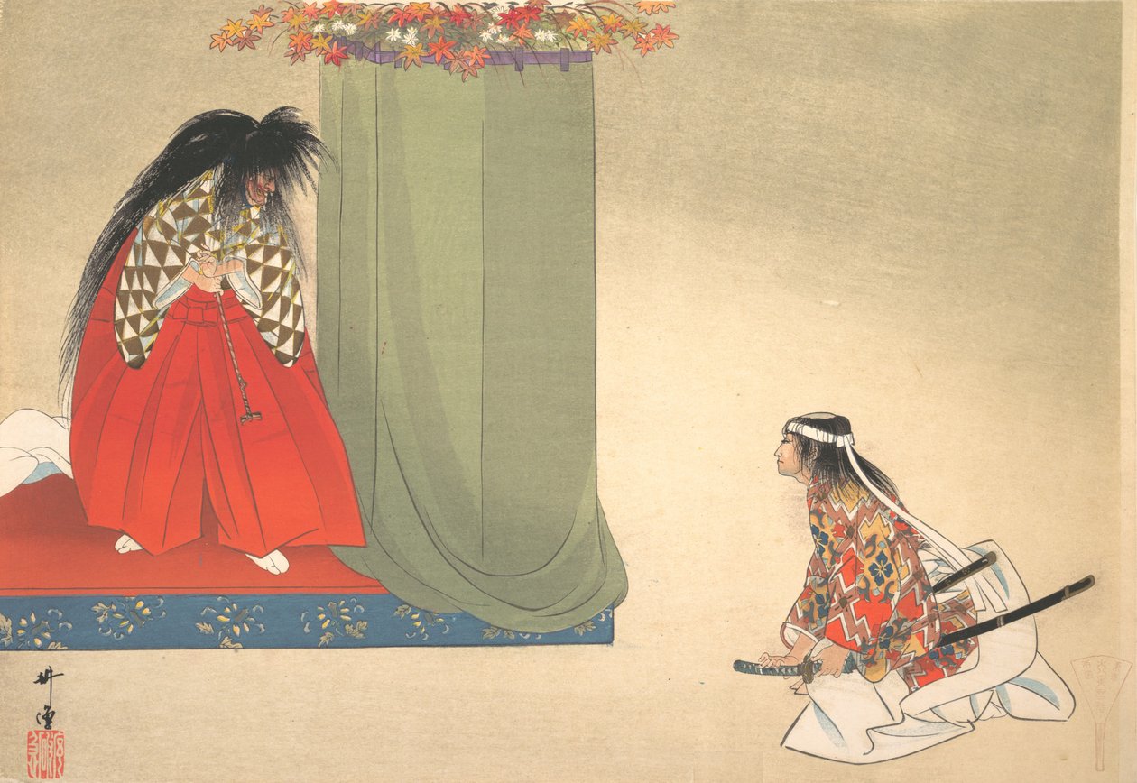 能舞シーンのイラスト、カリフォルニア州。 1910年頃。 1910年。 作： 不明