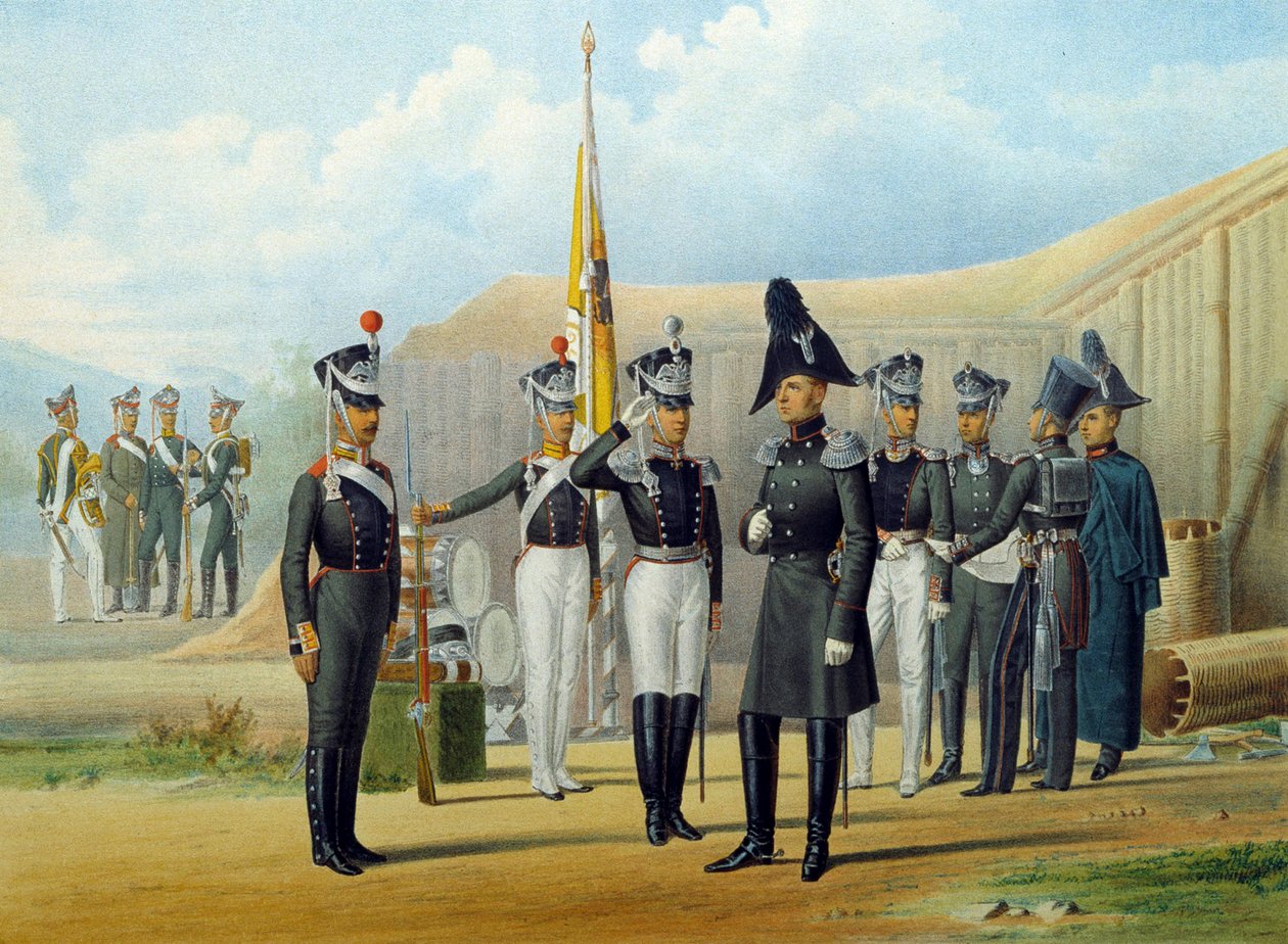 帝国救命軍サッパー大隊、1812年。   作： 不明
