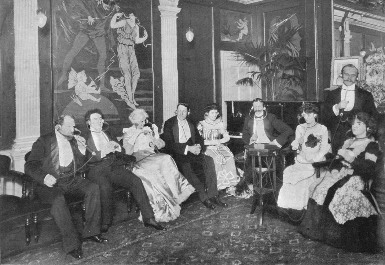 Electrophone Salon、Gerrard Street、London、c1903 1903 作： 不明