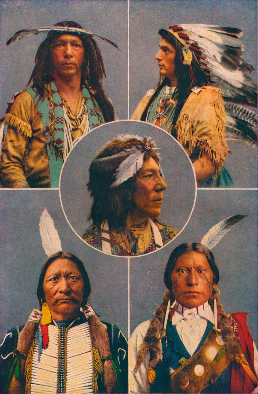 北アメリカのインドのタイプ、1909 作： 不明