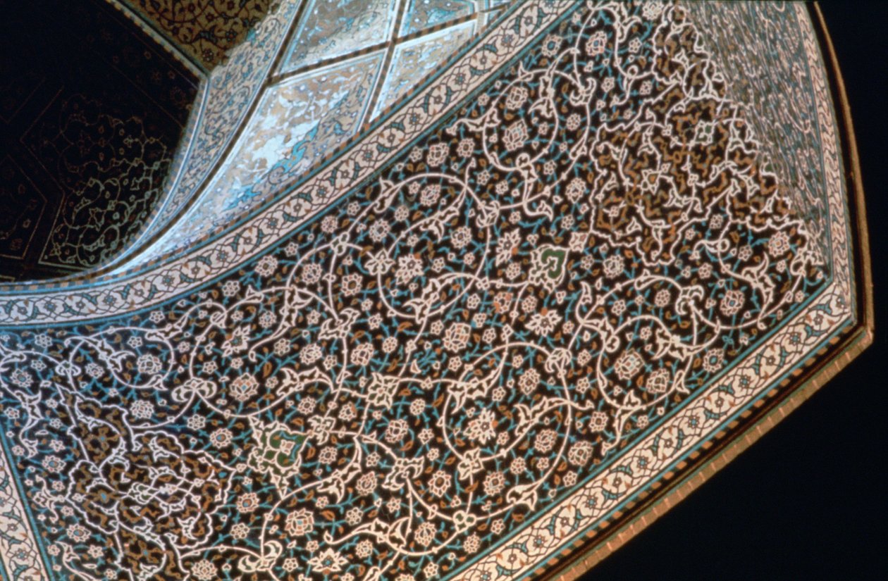アーチの内部、シェイクLutfullahのモスク、イスファハン、ペルシャ、c1615 作： 不明