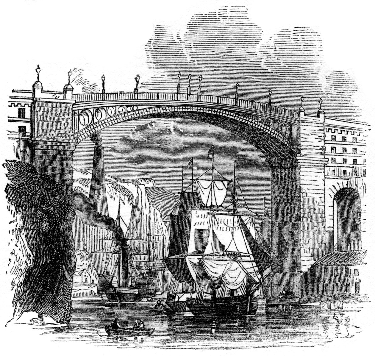 サンダーランドの鉄橋、1886 作： 不明