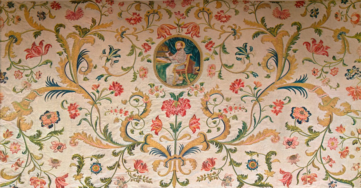 イタリアの17世紀の祭壇布、c1660 作： 不明